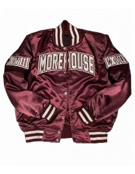 Men’s Morehouse College Maroon Bomber Jacket