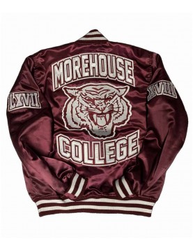 Men’s Morehouse College Maroon Bomber Jacket