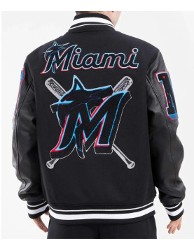 Miami Marlins Mash Up Varsity Jacket