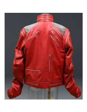 Michael Jackson Beat It Red Leather Jacket