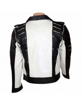 Michael Jackson Pepsi Zipper Leather Jacket