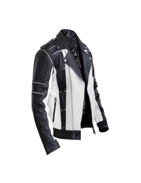 Michael Jackson’s Black &amp; White Leather Jacket