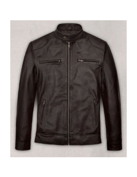 Michael Jordan Brown Leather Jacket