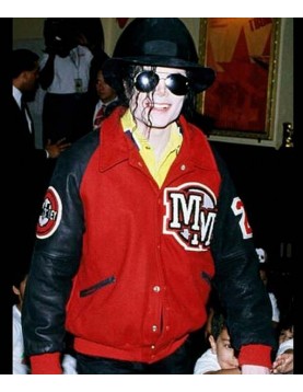 Michael Jackson Red &amp; Black Jacket