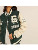 Michigan State Green Varsity Jacket