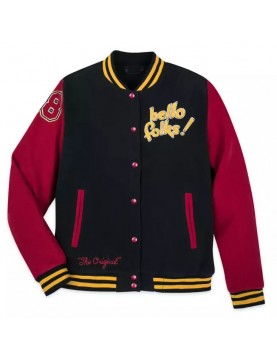 Mickey Mouse and Pluto Varsity Jacket