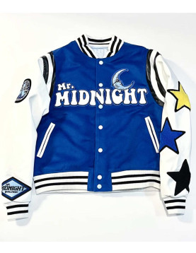 Mr. Midnight Under The Moon Varsity Jacket