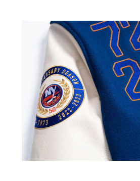 NY Islanders 50th Anniversary Varsity Jacket