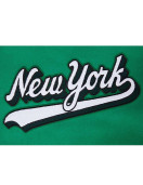 NY Jets Script Tail Classic Rib Varsity Jacket