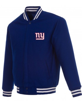 New York Giants Royal Blue Wool Jacket