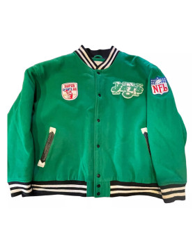 New York Jets Green Throwbacks Varsity Jacket