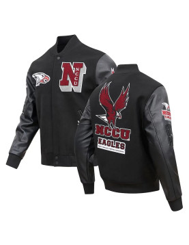 North Carolina Central Eagles Black Varsity Jacket