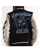 Off-White Black Felt and Varsity Jacket