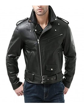 Park Solomon All of Us Are Dead Biker Leather Jacket