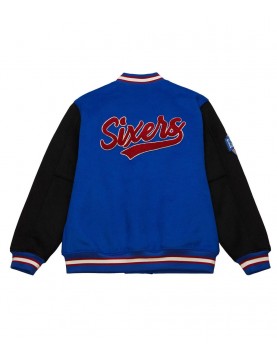 Philadelphia 76ers Team Legacy Varsity Wool Jacket