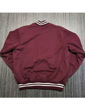 Philadelphia Phillies Maroon Wool Varsity Jacket