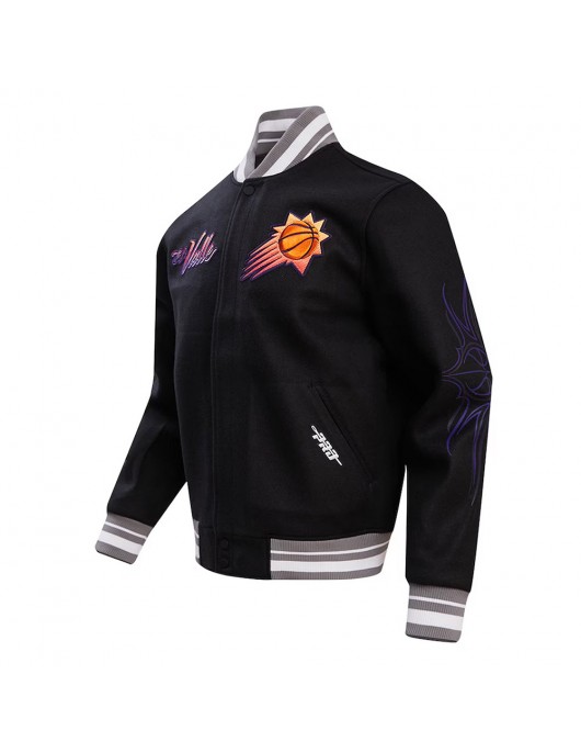 Phoenix Suns 2023/24 City Edition Black Varsity Jacket