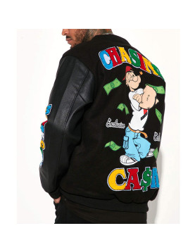 Popeye Chasing Cash Varsity Jacket