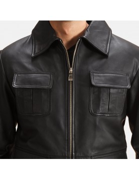 Raven Black Leather Jacket