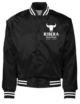 Ribera Wrestling Black Bomber Jacket