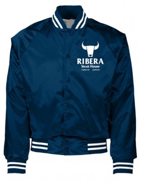 Ribera Wrestling Black Bomber Jacket