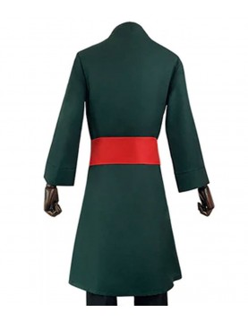 Roronoa Zoro One Piece Wool Green Coat