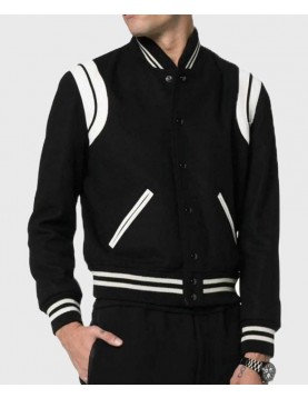 Saint Laurent Teddy Jacket Black