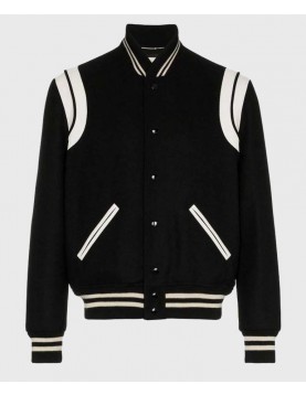 Saint Laurent Teddy Jacket Black