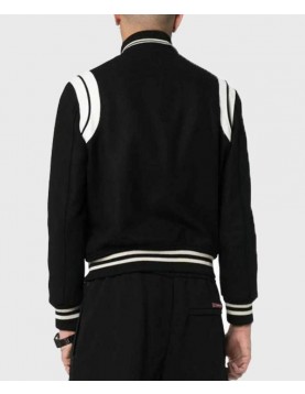 Saint Laurent Teddy Jacket Black