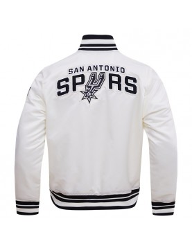 San Antonio Spurs Retro Classic Varsity Satin Jacket