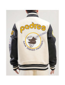 San Diego Padres Retro Classic Rib Varsity Jacket