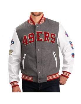 San Francisco 49ers Challenger Varsity Jacket