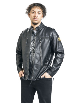 Stranger Things Hell Fire Leather Jacket