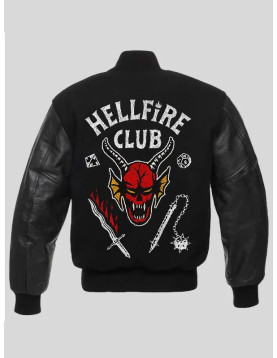 Stranger Things Hellfire Club Varsity Jacket