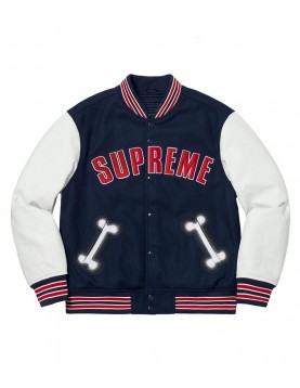 Supreme Bone Varsity Letterman Jacket