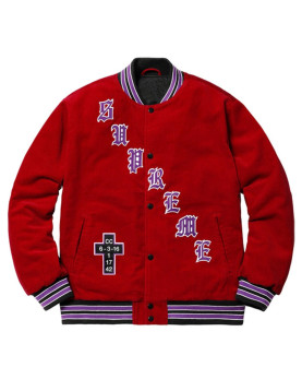 Supreme Cross Old English Corduroy Bomber Jacket