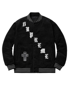 Supreme Cross Old English Corduroy Bomber Jacket