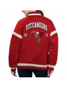 Tampa Bay Buccaneers Tournament Red Varsity Jacket
