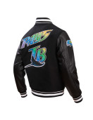 Tampa Devil Rays Retro Classic Rib Varsity Jacket