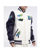 Tampa Devil Rays Retro Classic Rib Varsity Jacket