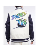 Tampa Devil Rays Retro Classic Rib Varsity Jacket