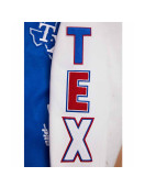 Texas Rangers Script Tail Classic Rib Varsity Jacket