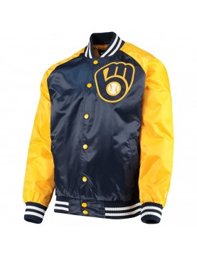 The Lead Off Hitter Full-snap Milwaukee Brewers Jacket