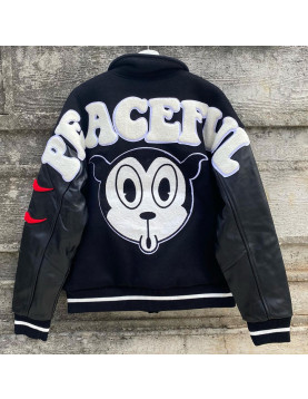 The Peaceful People Letterman Jacket