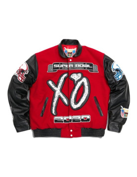 The Weeknd x Warren Lotas XO Super Bowl LV Varsity Wool Jacket