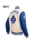 Toronto Maple Leafs Retro Classic Rib Varsity Jacket