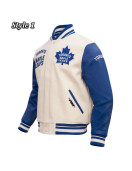 Toronto Maple Leafs Retro Classic Rib Varsity Jacket