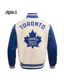 Toronto Maple Leafs Retro Classic Rib Varsity Jacket