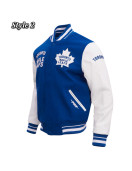 Toronto Maple Leafs Retro Classic Rib Varsity Jacket