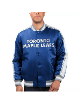 Toronto Maple Leafs blue Varsity Jacket